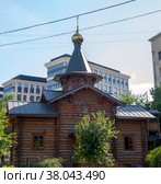 Храм преподобного Андрея Рублева. Москва (2022 год). Стоковое фото, фотограф Владимир Макеев / Фотобанк Лори