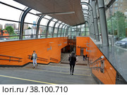 Станция Московского метрополитена " Новокосино " (2022 год). Редакционное фото, фотограф stargal / Фотобанк Лори