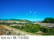 Вид на Инкерманскую бухту. Инкерман (2022 год). Стоковое фото, фотограф Макаров Алексей / Фотобанк Лори