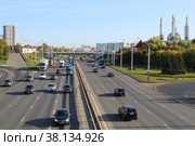 Проспект Салавата Юлаева в Уфе (2020 год). Редакционное фото, фотограф Иван Дуплик / Фотобанк Лори