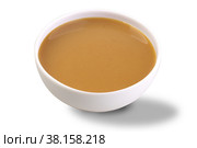 Plum sauce on white background. Стоковое фото, фотограф Марина Володько / Фотобанк Лори