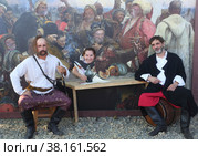 Фестиваль традиционной казачьей культуры «Александровская крепость» Хутор Аргатов, Усть-Лабинский район (2022 год). Редакционное фото, фотограф Марина Володько / Фотобанк Лори