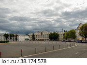 Ярославль, Здание администрации Ярославской области на Советской площади. Ярославль входит в Золотое кольцо России. (2020 год). Редакционное фото, фотограф Pukhov K / Фотобанк Лори