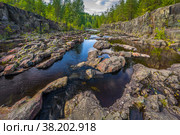 Древний вулкан Гирвас, Карелия. Стоковое фото, фотограф Александр Салук / Фотобанк Лори