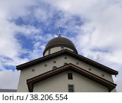 Православная церковь. Храмовый комплекс св.прав. Иоанна Кронштадтского (2022 год). Редакционное фото, фотограф Vanilla Decline / Фотобанк Лори