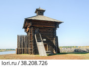 Tower of Aramashevsky jail. Nizhnyaya Sinyachikha (2013 год). Редакционное фото, фотограф Сергей Буторин / Фотобанк Лори