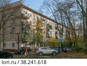 Москва, СВАО, микрорайон Марфино, улица Кашенкин Луг, 1 (серия I-515). Панельный пятиэтажный дом включен в программу реновации города Москвы, подлежит расселению и сносу (2022 год). Редакционное фото, фотограф Наталья Николаева / Фотобанк Лори