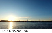 Unique urban landscape of center Saint Petersburg (2020 год). Стоковое видео, видеограф Aleksandr Golubev / Фотобанк Лори