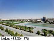 Площадь Нагш-Джахан в Эсфахане (Иран) (2022 год). Редакционное фото, фотограф Максим Гулячик / Фотобанк Лори