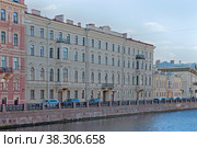 Дом Касаткина-Ростовского (по наб. Мойки) (2022 год). Стоковое фото, фотограф Валентина Качалова / Фотобанк Лори