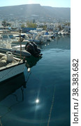 Harbour Nousa Paros Greece mediteranean island aegean. Стоковое фото, фотограф Andreas Muth-Hegener / Фотобанк Лори