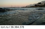 sunset Nousa Paros Greece mediteranean island aegean. Стоковое фото, фотограф Andreas Muth-Hegener / Фотобанк Лори