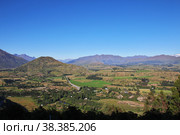 The view of nature in New Zealand. Стоковое фото, фотограф Сергей Стрелков / Фотобанк Лори
