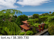 Landscape from Monte Palace Tropican Garden (2012 год). Стоковое фото, фотограф Михаил Аккуратoв / Фотобанк Лори