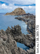 Volcanic lava in Porto Moniz (2012 год). Стоковое фото, фотограф Михаил Аккуратoв / Фотобанк Лори