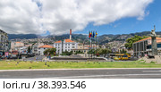The central square of Funchal (2012 год). Стоковое фото, фотограф Михаил Аккуратoв / Фотобанк Лори