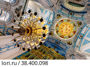 New Jerusalem monastery Istra Russia, March 28, 2013. The interior of the dome of the Cathedral. Редакционное фото, фотограф Оксана Медведева / Фотобанк Лори