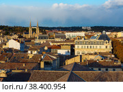 Nimes with Church Saint-Baudile. Стоковое фото, фотограф Яков Филимонов / Фотобанк Лори