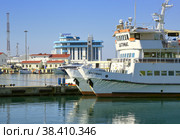 "Rosmorport" berth at the sea terminal. Редакционное фото, фотограф ArhSib / Фотобанк Лори