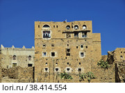 The vintage house in the small village close Sana'a, Yemen (2012 год). Стоковое фото, фотограф Сергей Стрелков / Фотобанк Лори