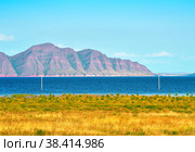 The bank of the Yenisei River near Abakan. Стоковое фото, фотограф ArhSib / Фотобанк Лори