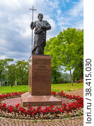 Statue of the Holy Apostle Andrew the First-Called (2021 год). Редакционное фото, фотограф Михаил Аккуратoв / Фотобанк Лори