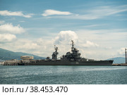 Russia, Novorossysk - May 17, 2022: Port of Novorossiysk, Редакционное фото, фотограф Анатолий Типляшин / Фотобанк Лори