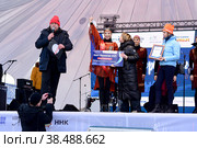Берингия. Награждение участниц конкурса Мисс Берингия 2021. Редакционное фото, фотограф Ольга Логвинец / Фотобанк Лори