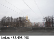 Новый храм у МКАДа в Гольяново в Москве (2022 год). Редакционное фото, фотограф Дмитрий Неумоин / Фотобанк Лори