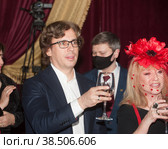 Максим Галкин, с супругой Аллой Пугачевой на дне рождения В. М. Зайцева (2021 год). Редакционное фото, фотограф Малышев Андрей / Фотобанк Лори