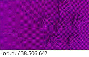 PINART: a convex image of the hand appears on a purple background, baby palms. Vertical video. Стоковое видео, видеограф Ирина Старикова / Фотобанк Лори