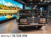 MOSCOW, RUSSIA - AUGUST 17, 2022: Car ZIL-41045 served the top leadership of the Soviet Union in the Museum "Special Purpose Garage", All-Russian Exhibition Center (VDNKh) Редакционное фото, фотограф Виктор Карасев / Фотобанк Лори