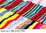 Creative background from handmade doormats. Стоковое фото, фотограф FotograFF / Фотобанк Лори