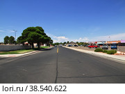 Paige, United States - 07 Jul 2017: The center of Paige city, Arizona, USA. Редакционное фото, фотограф Сергей Стрелков / Фотобанк Лори