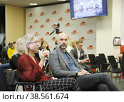 Круглый стол "Развитие агропромышленной отрасли. Практика финансирования" (2022 год). Стоковое фото, фотограф Александр С. Курбатов / Фотобанк Лори