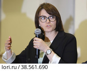 Круглый стол "Развитие агропромышленной отрасли. Практика финансирования" (2022 год). Стоковое фото, фотограф Александр С. Курбатов / Фотобанк Лори