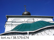 Церковь Чуда Архангела Михаила в Хонех в Городце (2021 год). Стоковое фото, фотограф Юрий Хабаров / Фотобанк Лори