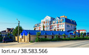 Отель "Вилла Елена" в Новофедоровке (2022 год). Редакционное фото, фотограф Макаров Алексей / Фотобанк Лори