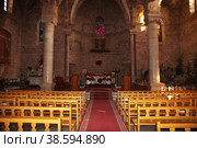 Batroun, Lebanon - 07 Jan 2018. The church in Batroun, Lebanon. Редакционное фото, фотограф Сергей Стрелков / Фотобанк Лори