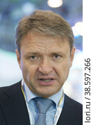 Russia. St. Petersburg. The 17th St. Petersburg International Economic Forum. Governor of the Krasnodar Territory Alexander Tkachev. Россия. Санкт-Петербург. 17-й Петербургский международный экономический форум. Губернатор Краснодарского края Александр Ткачев. (2013 год). Редакционное фото, фотограф Алексей Смышляев / Фотобанк Лори