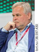 Russia. Saint-Petersburg. XXIII St. Petersburg International Economic Forum 2019. SPIEF 2019 participants. Evgeny Kaspersky, Russian programmer, owner of Kaspersky Lab. Россия. Санкт-Петербург. XXIII Петербургский международный экономический форум 2019. Участники ПМЭФ-2019. Евгений Касперский, российский программист, владелец Лаборатория Касперского. Редакционное фото, фотограф Алексей Смышляев / Фотобанк Лори