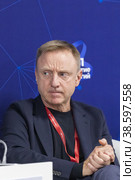 Россия. Сочи. Ректор МФТИ Дмитрий Ливанов. Конгресс молодых ученых. Russia. Sochi. Rector of MIPT Dmitry Livanov. Congress of Young Scientists. (2022 год). Редакционное фото, фотограф Алексей Смышляев / Фотобанк Лори