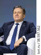 Россия. Сочи. Алексей Лихачев, генеральный директор, Государственная корпорация по атомной энергии Росатом. Конгресс молодых ученых. (2021 год). Редакционное фото, фотограф Алексей Смышляев / Фотобанк Лори