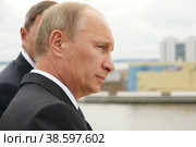 Россия. Санкт-Петербург. Президент Российской Федерации Владимир Путин. Russia. Saint-Petersburg. President of the Russian Federation Vladimir Putin. (2011 год). Редакционное фото, фотограф Алексей Смышляев / Фотобанк Лори