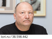 Россия. Санкт-Петербург. Юрий Гальцев. Художественный руководитель Театра Эстрады имени Аркадия Райкина, актер Юрий Гальцев. Russia. Saint-Petersburg. Yuri Galtsev. Artistic director of the Arkady Raikin Variety Theater, actor Yuri Galtsev. (2019 год). Редакционное фото, фотограф Алексей Смышляев / Фотобанк Лори