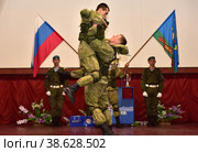 Demonstration performance of airborne fighters (2017 год). Редакционное фото, фотограф Анна Кривицкая / Фотобанк Лори