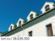 Инкерманский Свято-Климентовский пещерный монастырь. Мансарды келейного корпуса. Севастополь, Крым (2016 год). Стоковое фото, фотограф Александр Щепин / Фотобанк Лори