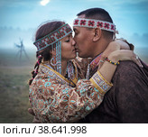 Wedding ceremony of the Northern peoples (2014 год). Редакционное фото, фотограф Сергей Великанов / Фотобанк Лори