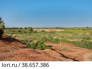 Mohenjo daro ruins close Indus river in Larkana district, Sindh, Pakistan (2021 год). Стоковое фото, фотограф Сергей Стрелков / Фотобанк Лори