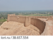 Kot Diji Fort, Fortress Ahmadabad in Khairpur District, Pakistan (2021 год). Стоковое фото, фотограф Сергей Стрелков / Фотобанк Лори